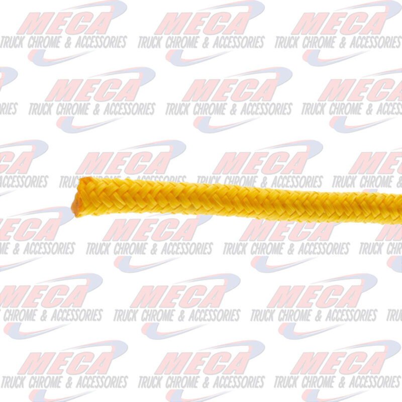 ROPE BRAIDED 3/8" X 50' POLYPROPYLENE ROPE, WORKING LOAD 186LBS, BREAKING STRENGTH 557LBS