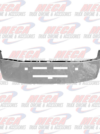 VALLEY CHROME BUMPER KW T600 18'' S/S TOW HOLES & VENTS