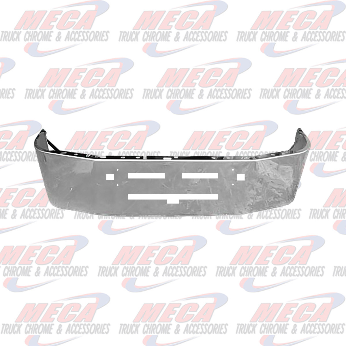 VALLEY CHROME BUMPER KW T600 20'' S/S TOW HLS, AIR FLOW HLS