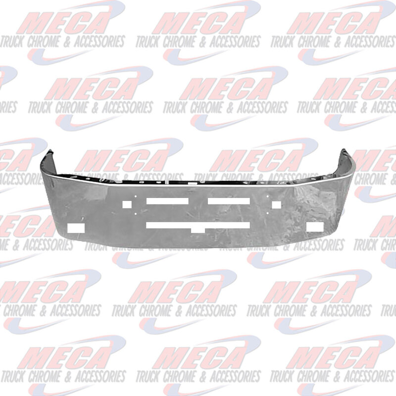 VALLEY CHROME BUMPER KW T600 18'' SS TOW, FOG & AIR FLOW HOLES