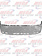 VALLEY CHROME BUMPER KW T600 20'' SS MOUNT HLS & 9 OVAL HLS ONLY