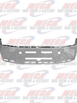 VALLEY CHROME BUMPER KW T600 20'' SS TOW, AIR FLOW, 9 OVAL LT HLS