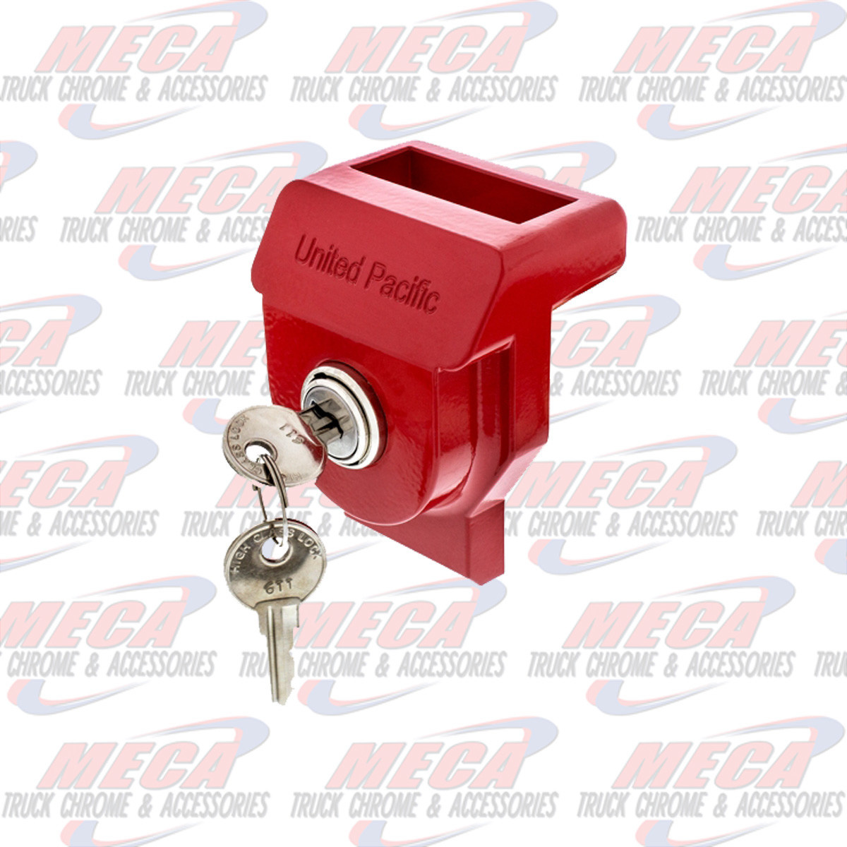 GLAD HAND LOCK RED HEAVY DUTY ALUMINUM WITH KEY