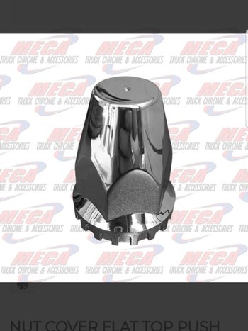 *** Do Not Order on POs *** NUT COVER FLAT TOP THREADED 33MM EACH (10PACK)