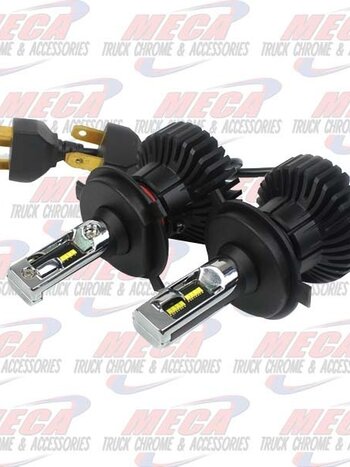 LED HEADLIGHT BULB H4 9003 6000 FLUX LUMENS single