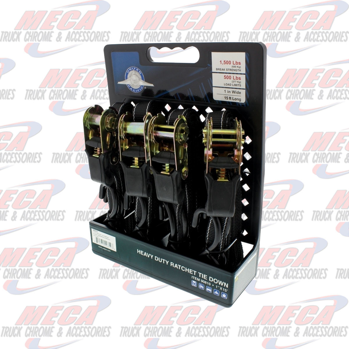 RATCHED TIE DOWN STRAP KIT 1" X 15'