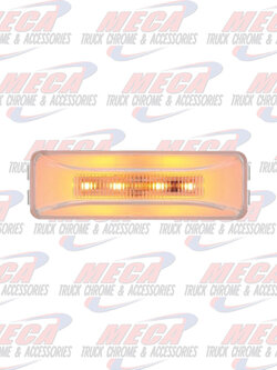 *** Discontinued *** LED DUALLY LARGE AMBER CLEAR HALO GLO 10 DIODE