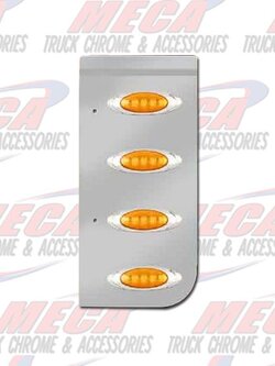 HOOD EXTENSION KW W900L 2005-2010 SS