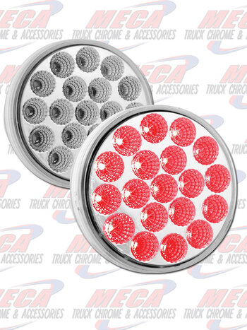 LED LIGHT 4'' 19 DIODES RED (SAME AS DUAL REVOLUTIO