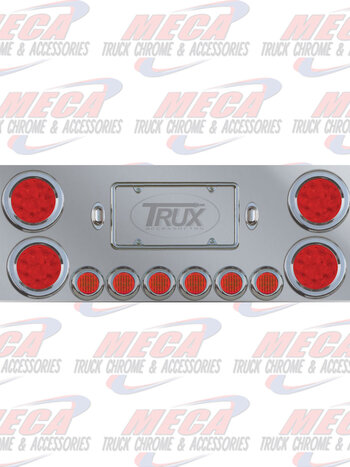 REAR CENTERPIECE S/S 4-4" 6-2" LED'S COMPLETE