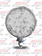 LOLLYPOP FLEET STYLE LED 42 DIODES RED/AMBER CLEAR