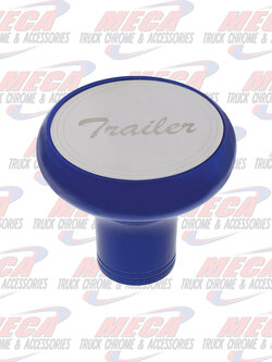 BRAKE KNOB TRAILER INDIGO BLUE W/ S/S PLAQUE