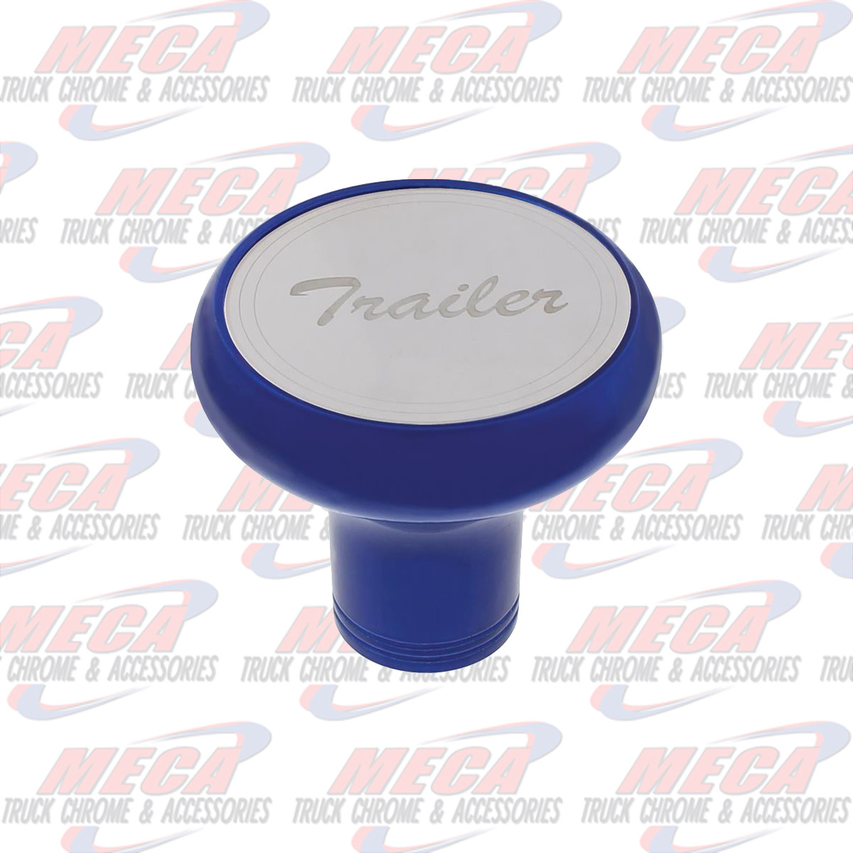 BRAKE KNOB TRAILER INDIGO BLUE W/ S/S PLAQUE