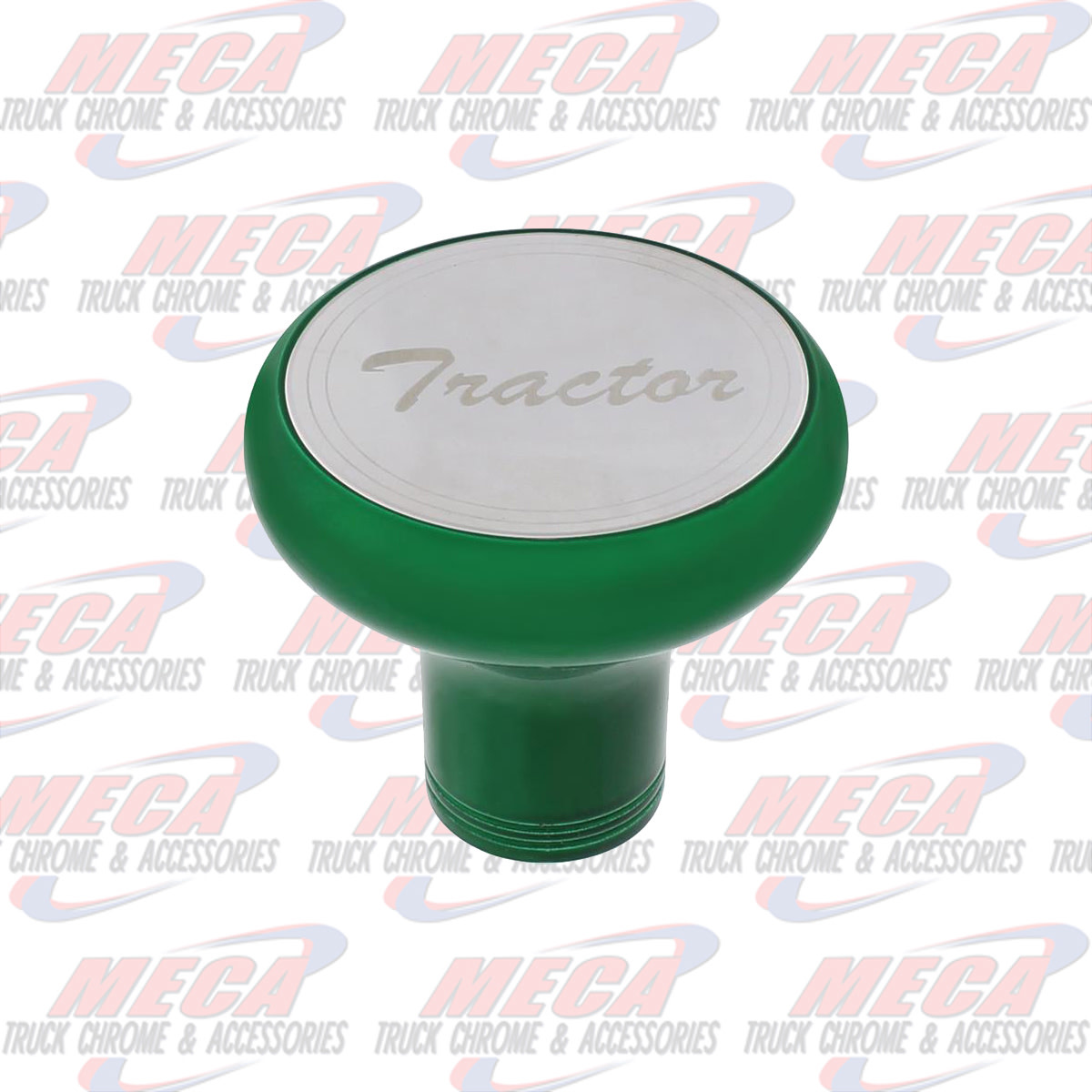 BRAKE KNOB TRACTOR EMERALD GREEN W/ S/S PLAQUE