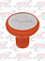 BRAKE KNOB TRAILER CADMIUM ORANGE W/ S/S PLAQUE