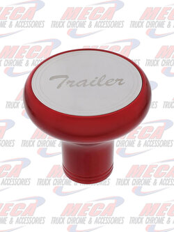 BRAKE KNOB TRAILER CANDY RED W/ S/S PLAQUE