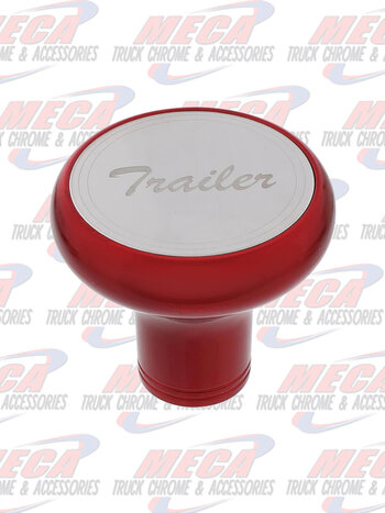 BRAKE KNOB TRAILER CANDY RED W/ S/S PLAQUE