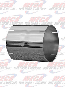 DYNAFLEX EXHAUST STACK COUPLER 6'' - 6'' F/F CHROME