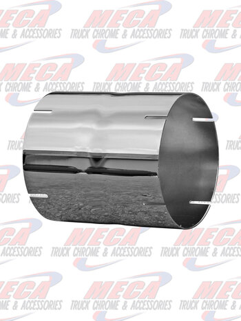 DYNAFLEX EXHAUST STACK COUPLER 6'' - 6'' F/F CHROME
