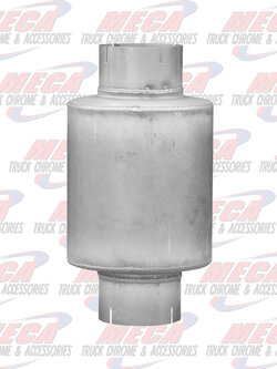 DYNAFLEX UNDER CARRIAGE RESONATOR MUFFLER 5''-IN  5''-OUT 10''L x 9''W