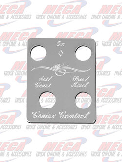 PLATE SWITCH CRUISE CONTROL PB FOUR HOLE