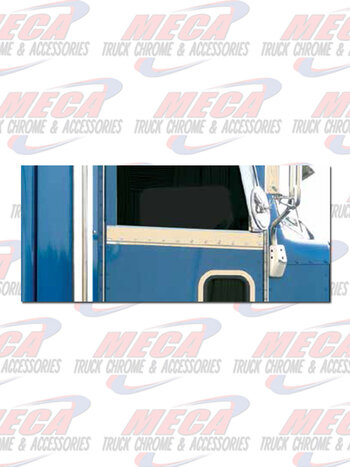 EXTERIOR WINDOW SILL 2006+ PB TRIM W/ CAB MIRRORS & SLOPED DOORS RIVET MOUNT