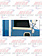 EXTERIOR WINDOW SILL 2006+ PB TRIM W/ CAB MIRRORS & SLOPED DOORS TAPE MOUNT
