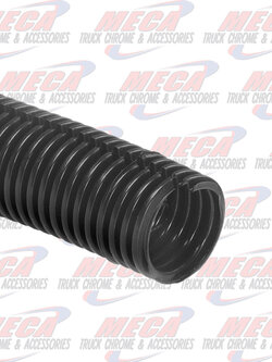 SPLIT FLEX TUBING, BLACK, 3/8", 8'