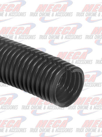 SPLIT FLEX TUBING, BLACK, 3/8", 8'
