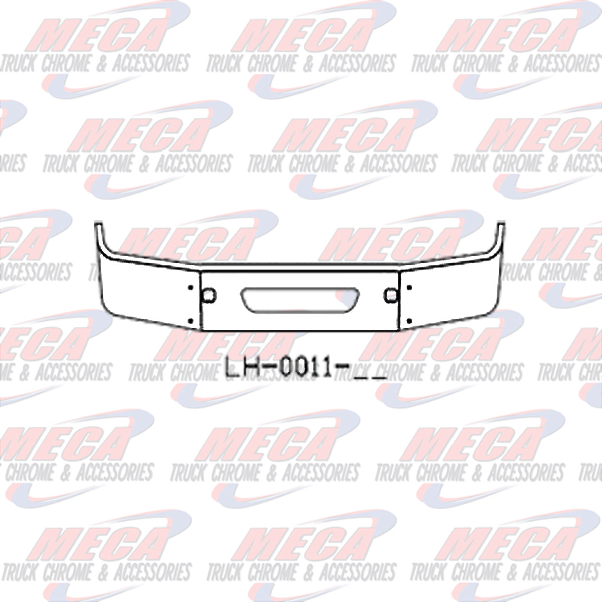 VALLEY CHROME BUMPER VOLVO VNL 64T 630 670 780 20'' S/S 2004-2017