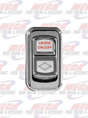 ROCKER SWITCH CHROME REPLACEMENT FOR CRUISE ON/OFF