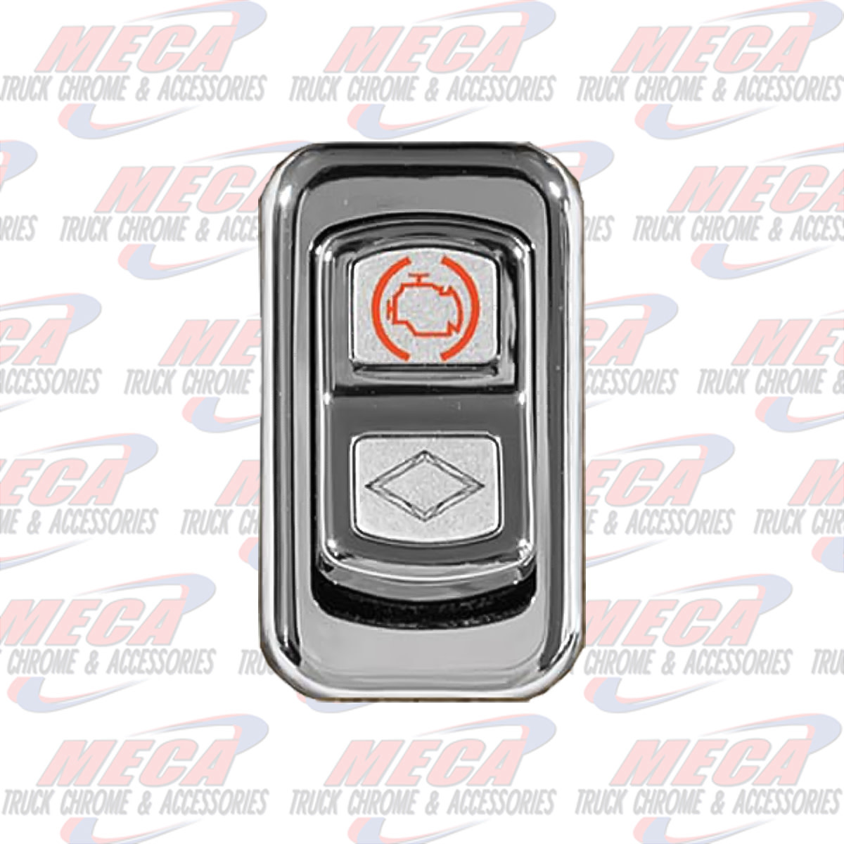 ROCKER SWITCH CHROME REPLACEMENT FOR ENGINE BRK