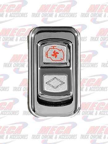 ROCKER SWITCH CHROME REPLACEMENT FOR FAN CLUTCH