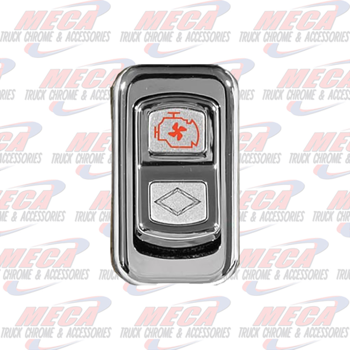 ROCKER SWITCH CHROME REPLACEMENT FOR FAN CLUTCH