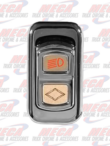 ROCKER SWITCH CHROME REPLACEMENT FOR HEAD LTS