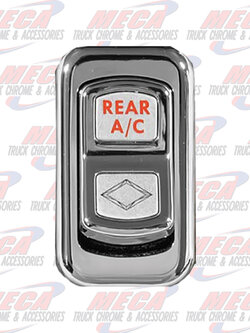 ROCKER SWITCH CHROME REPLACEMENT FOR REAR A/C