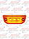 ROOF VISOR LED CLR GLO AMB LIGHT FOR KWT700, PB579