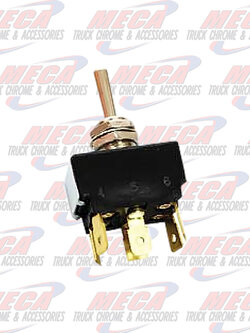 TOGGLE SWITCH ON/OFF/ON 6 PRONG PUSH