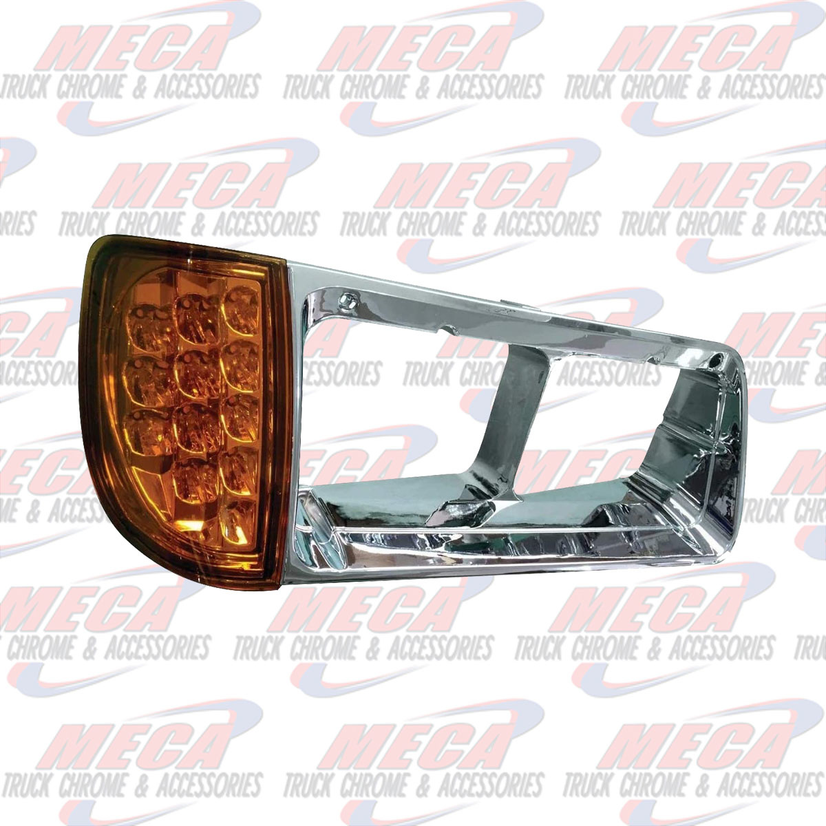 HEADLIGHT BEZEL & TURN SIGNAL LED FOR FLD PASSENGER SIDE