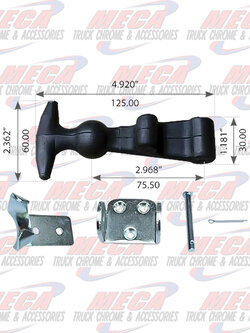 HOOD LATCH ASSEMBLY UNIVERSAL