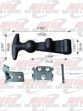 HOOD LATCH ASSEMBLY UNIVERSAL