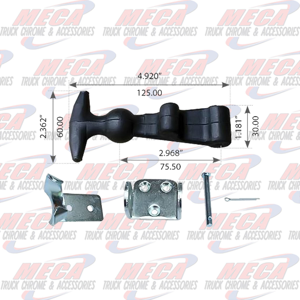 HOOD LATCH ASSEMBLY UNIVERSAL