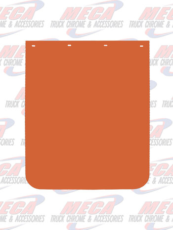 MUDFLAP PLASTIC ORANGE EACH