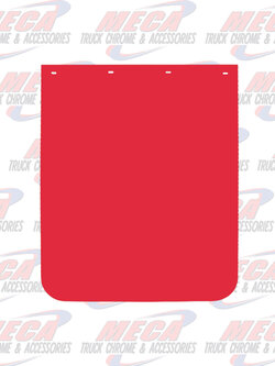 MUDFLAP PLASTIC RED EACH
