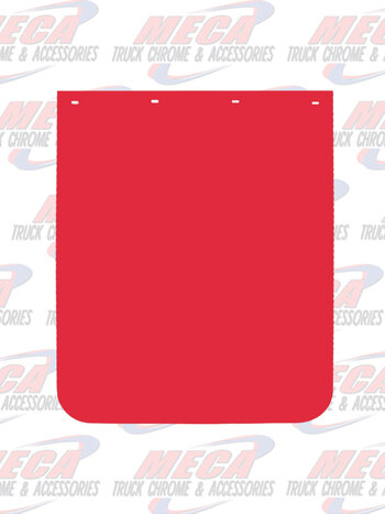 MUDFLAP PLASTIC RED EACH