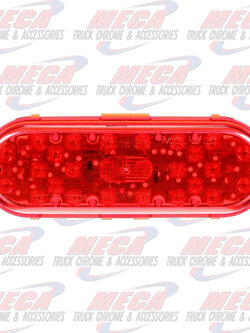LIGHT OVAL LED RED MODEL 60, 26 DIODE