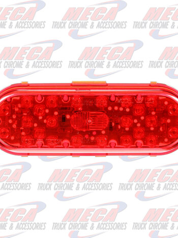 LIGHT OVAL LED RED MODEL 60, 26 DIODE