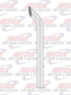 DYNAFLEX TOP STACK COMBO 8'' X 60'' BULL HAULER DONKEY EAR TOP CHROME