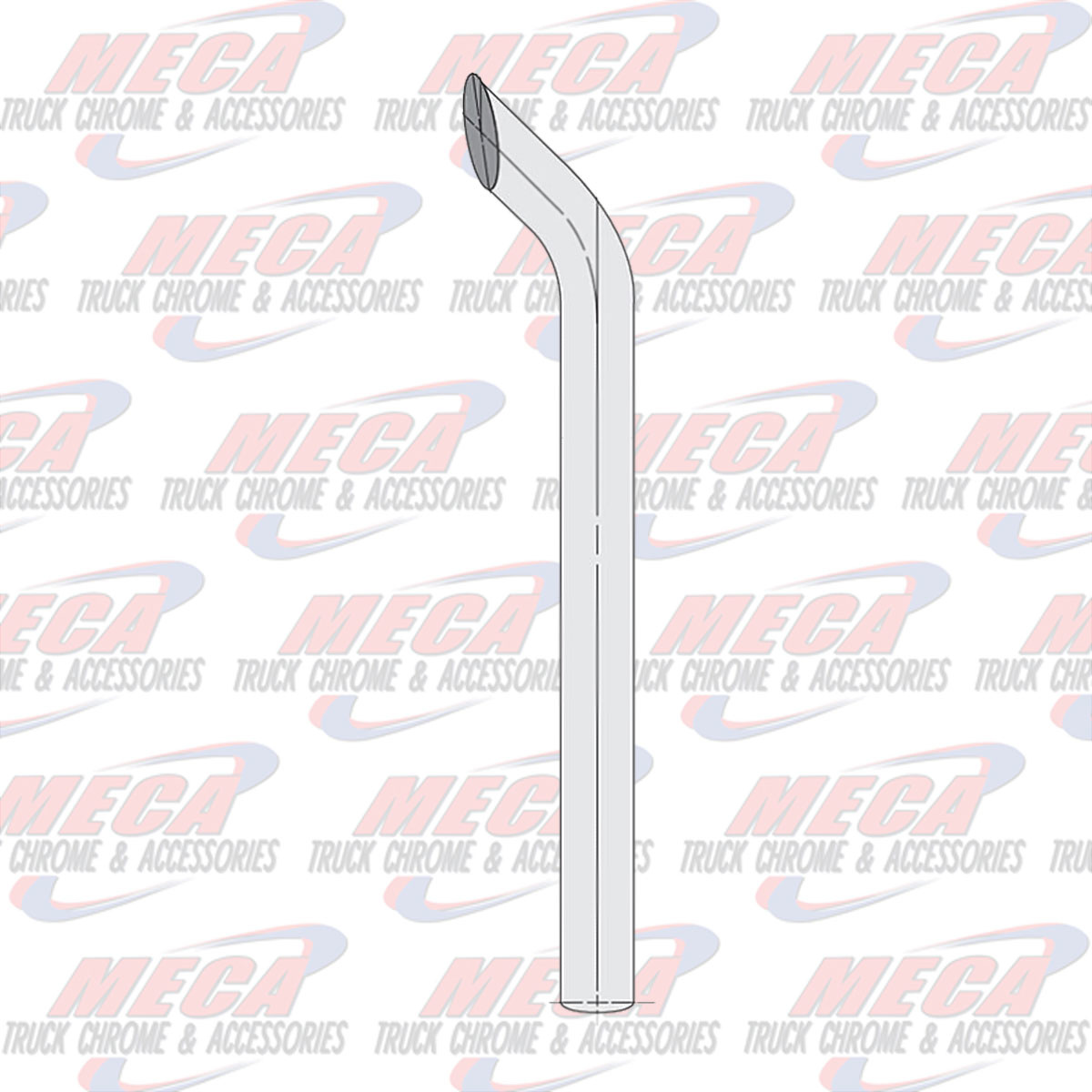 DYNAFLEX TOP STACK COMBO 8'' X 60'' BULL HAULER DONKEY EAR TOP CHROME