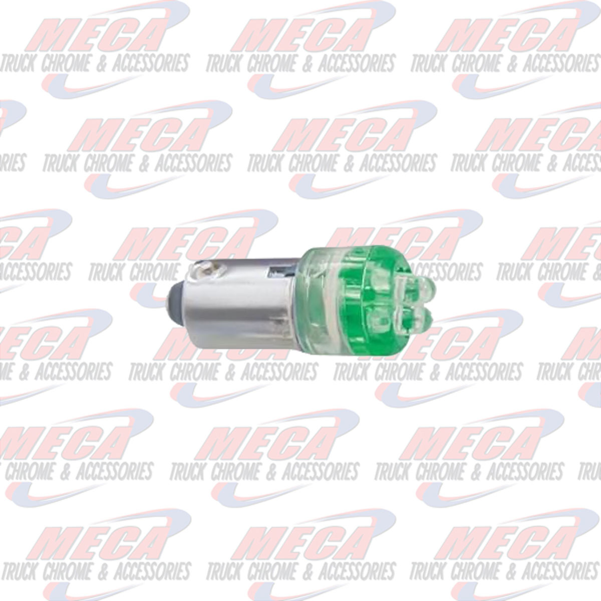 LED 1893 BULB W/ 4 GREEN MICRO LED'S 2PK